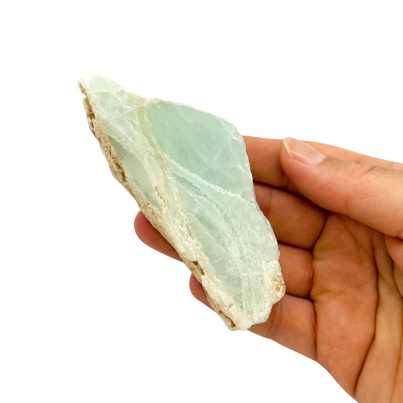 Green Aragonite Slab