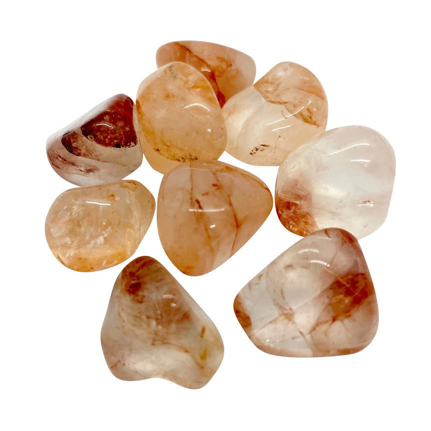 Pink Hematoid Quartz Tumble